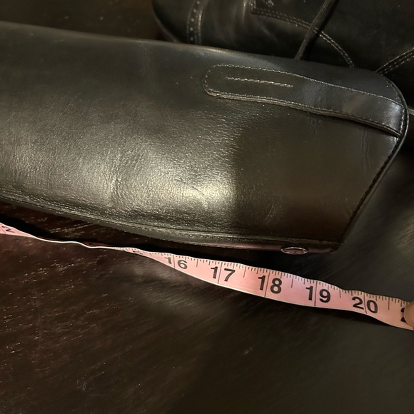 Ariat Black Leather Heritage Contour Field Tall Slim calf Riding Boot size 6.5 - Picture 11 of 13